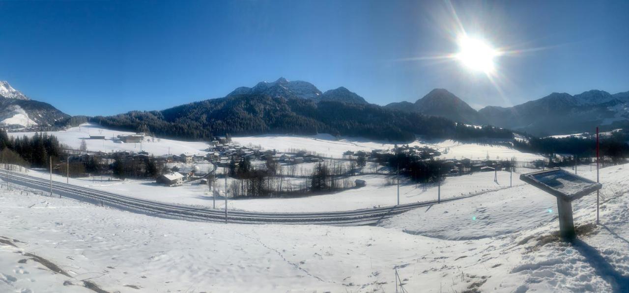 Ferienwohnung Haus Asslaber Hochfilzen Exterior foto