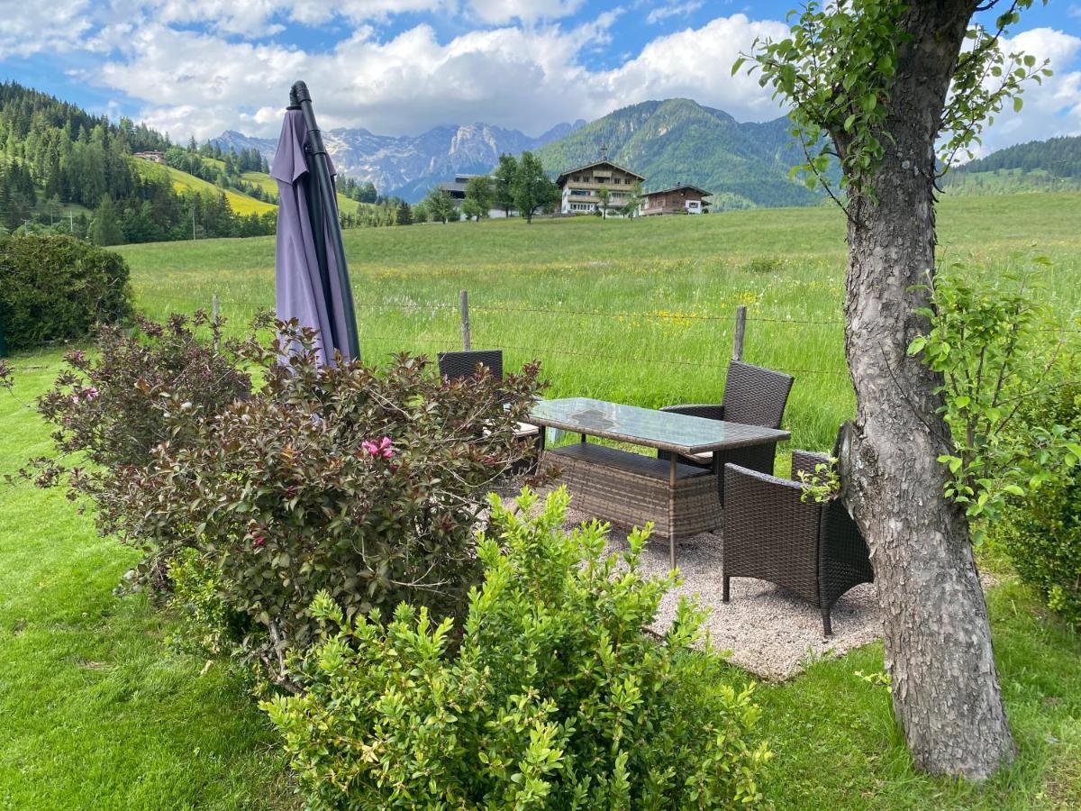 Ferienwohnung Haus Asslaber Hochfilzen Exterior foto